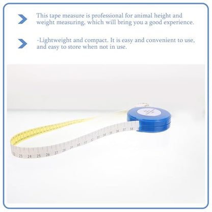 Animal Weight Tape Measure for Livestock, 250cm X 14.5mm Measuring Tool for Pigs, Cattle, Horses, and Goats, Farm Supply Tape for Accurate Body and Waist Measurement Style