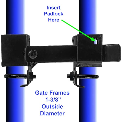 1-3/8" x 2-3/8" (2-1/2") Chain Link Fence Gate Fork Latch - Commercial Heavy Duty - Malleable - Galvanized Gate Latch with Hole for Padlock - CASE Qty 25 - size: 1-3/8" x 2-3/8" (2-1/2") - Case(25 Count)