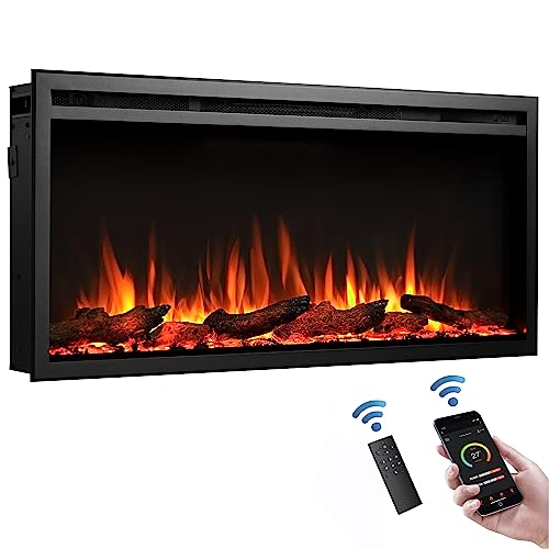 LegendFlame 40" W Austin in Wall Recessed & Wall Mounted Electric Fireplace (EF286A) - size: 40"