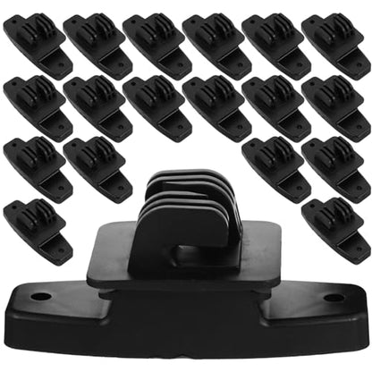 Yardwe 50Pcs Small Fence Insulators Accessories Electric Fence DIY Insulators for Farm