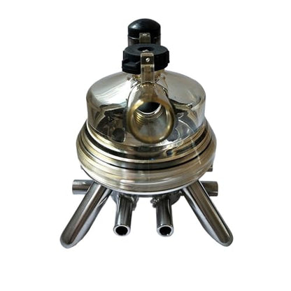 150cc Milk Claw with Transparent Cover and 304 Stainless Steel Base for Milking Parlor Milking Machine Spare Parts