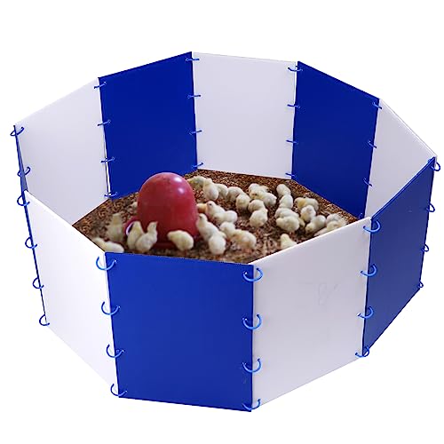 Chick Starter Kit Chicken Brooder Box for 15 Ducks Chicks Portable Coop & Chicken Cage Dog Playpen Panels for Small Animal