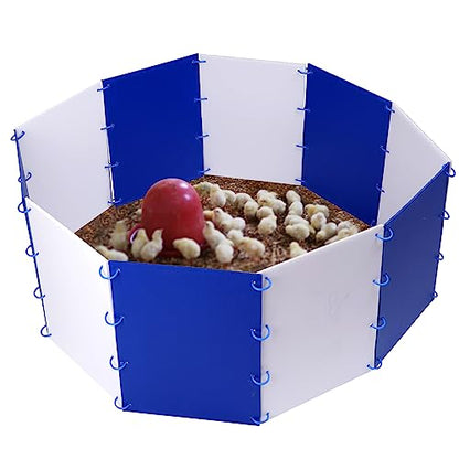 Chick Starter Kit Chicken Brooder Box for 15 Ducks Chicks Portable Coop & Chicken Cage Dog Playpen Panels for Small Animal