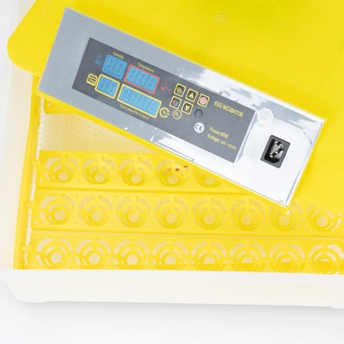 Egg Incubator Automatic Digital Hatcher Machine with Turning Temperature Control for Hatching Chicken Duck Goose Quail (48 Eggs) - size: 48 Eggs