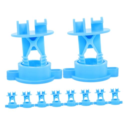ORFOFE 10Pcs Electric Fence Insulators for Farm Use Durable Line Insulators for Cattle and Livestock Fencing Easy to Install High Strength Rainproof Design