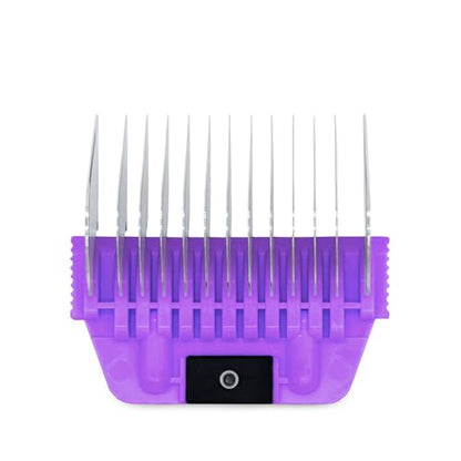 A Series Wide 6mm 1/4" Metal Comb, Dog Grooming Blades for Smooth Coat, Professional, Durable, Precise, Compatible with A Series Clippers - size: A Series Wide 6mm (1/4") Metal Comb