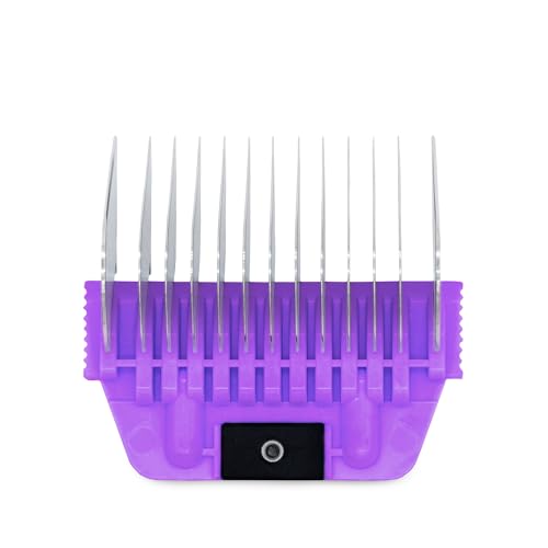 A Series Wide 6mm 1/4" Metal Comb, Dog Grooming Blades for Smooth Coat, Professional, Durable, Precise, Compatible with A Series Clippers - size: A Series Wide 6mm (1/4") Metal Comb