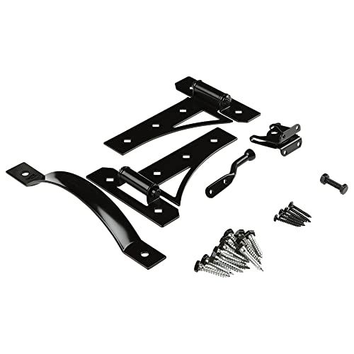 National Hardware Transitional Gate Kit N109-314 with Gate Latch, Gate Hinges, and Gate Pull
