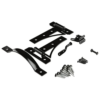 National Hardware Transitional Gate Kit N109-314 with Gate Latch, Gate Hinges, and Gate Pull