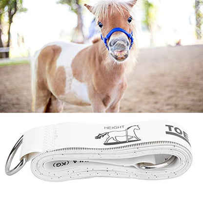98.4 Inch Horse Weigh Tape, Horse Measuring Tape, Double Scale Weight Tapes, Multifunctional Measuring Stick, for Horses