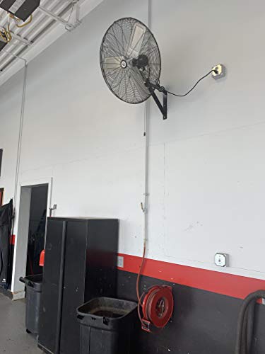TPI Corporation CACU-24-W Commercial Circulator, Wall Mount Fan - Single Phase 120 Volt, Aluminum Blade Ventilation Fan. Commercial Wall Fans - size: 24”, style: Wall