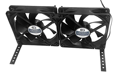 Coolerguys Fan Mount/Stand Bracket Kit (Black Metal)