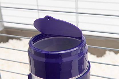 Lixit® Lever Valve Top Fill No Drip Water Bottles for Rabbits, Chinchillas, Ferrets, Guinea Pigs and Adult Rats (Purple (Pack of 1), 32 Ounce) - color: Purple (Pack of 1), size: 32 Ounce