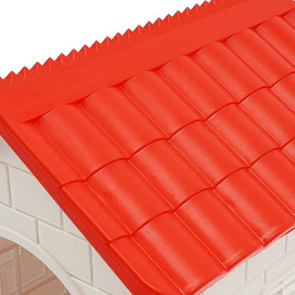3 Pieces Chicken Nesting Boxes, Wall Mounted/Freestanding Laying Boxes for Hens Plastic Nesting Box for Chicken Coop, Small Farm, 15.1" L x 12" W x 17.3" H, Red