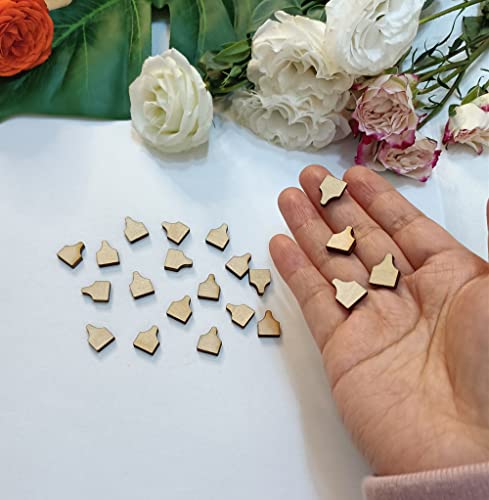 60pcs of Cow Tag Earring Ear Tag,Earrings Studs Sublimation Blanks Wood Earrings,Blanks Farm Animal Earrings Stud,DIY Country Western Jewelry (0.5'') - size: 0.5''