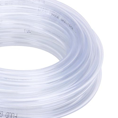 DERNORD PVC Tubing 1/8"ID X 1/4"OD Flexible Clear Vinyl Hose 25 Feet for Food Grade - size: 25 Feet, style: 1/8"ID X 1/4"OD