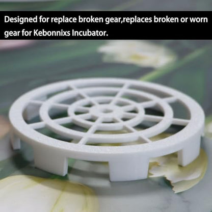 PIAOLGYI Replacement Drive Gear for Kebonnixs Incubator,Turner Adapter for Kebonnix Egg (White) - color: White