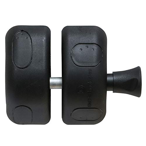 D&D Technologies MLSPS2S MagnaLatch General Purpose Side Pull Magnetic Gate Latch for Metal, Wood, Vinyl Fence Gates. Does not Lock. Adjustable. Industrial Strength Black Polymer