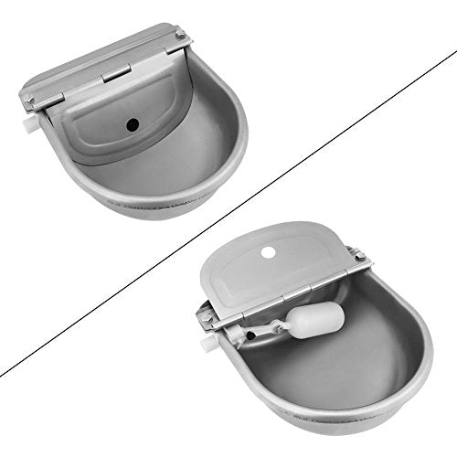 Stainless Steel Automatic Waterer Water Bowl with Valve for Livestock,Horse,Dog,Goat,Pig,Chicken,Animals Drinking Water Trough