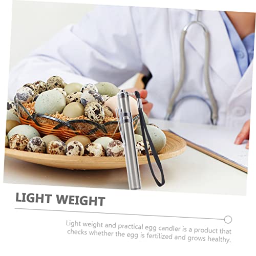 2pcs Portable Egg Candler with Safe Light Design Multi-Purpose Household Candling Lamp for Chicken Duck Goose and Quail Eggs Durable Candling Supply
