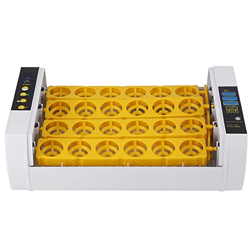 24 Egg Digital Incubator with Automatic Turner, LED Humidity Display for Chicken Duck Goose Bird Hatching