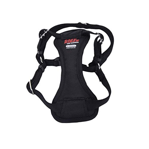Coastal - Easy Rider - Adjustable Dog Car Harness, Black, XSM (12"-18") - size: XSM (12"-18") (Pack fo 1)
