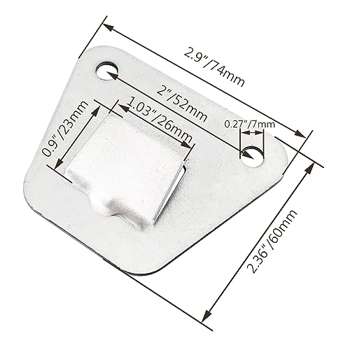 Wall Fan Mounting Brackets - 2 Pack, Silver, Steel, Wall Mount