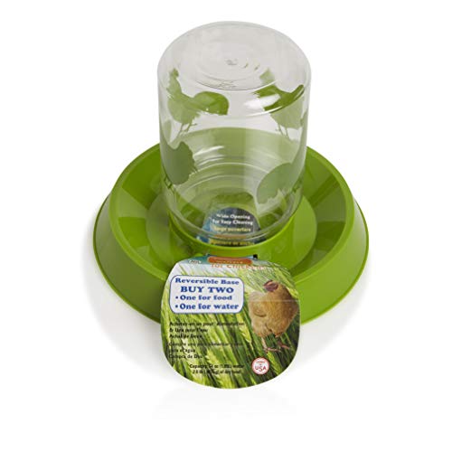 Lixit Feeder or Waterer for Chickens and Other Wildlife (64oz) - size: 64 oz (Pack of 1)
