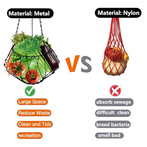 Hanging Chicken Feeder Accessories, Coop Must Haves -Foldable 6.5Inch Large Poultry Vegetable Fruits Chicken Treat Dispenser with 3pcs Hanging Chain,Chicken Toys for coop (Chicken Feeder 1 Pack)