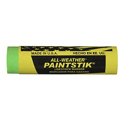 All Weather Lot of Four NEON GREEN Horse Livestock Paintstik