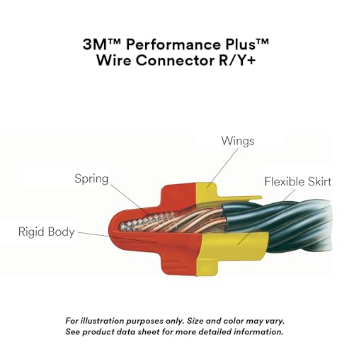 3M Direct Bury Splice Kit DBR/Y-6, 18-10 AWG, UV-Resistant, Steel Spring, Flame Retardant Insulation, 1 pack containing 2 Splice Tubes and 2 R/Y Connectors - style: DBR/Y: Splice Kit