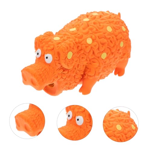 SUPVOX Indestructible Dog Chew Toy Fun Squeaker Pigs for Puppies Dogs Interactive Pet Toy
