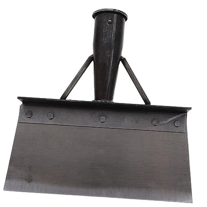 Multi-Functional Poultry Dung Shovel for Farm Use Heavy-Duty Metal Excrement Cleaner Long Handle for Chicken Duck and Pig Farms