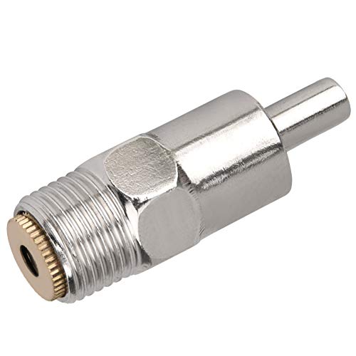 SUNGOOYUE Automatic Nipple Water Drinker, Stainless Steel Copper Straw Type Water Dispenser 5PCS, Compact No Drip Livestock Waterer for Pigs Piglets Goats Sheep Farm Use