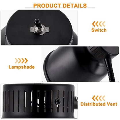 Portable Food Heat Lamp with Fixture Base 250w Bulb for Food Restaurant Or Home Kitchen Food Heating Lamp Warmer