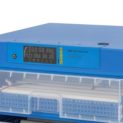 256 Eggs Incubator, Intelligent Automatic Egg Rotating Incubator with Auto Turning and Temperature Humidity Control, Automatic Digital Poultry Hatcher Machine for Chicken Duck Quail Eggs - size: 256 Eggs
