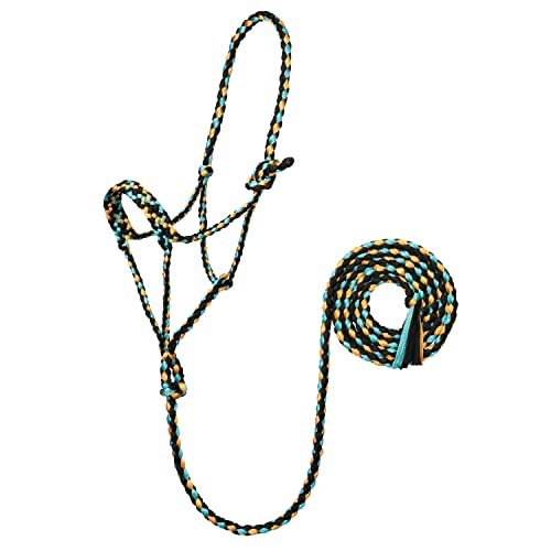 Weaver Leather Braided Rope Halter with 10' Lead