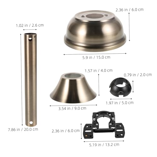 Ceiling Fan Bracket Kit Universal Mounting Bracket for Living Room Ceiling Fan Easy Installation Metal Construction