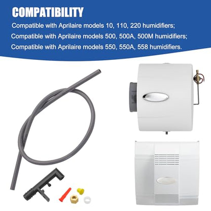 4079 Humidifier Feed Tube Assembly Kit with Nozzle, Sleeve Nut, Orifice, Strainer for 500 Series Compatible with Humidifier 110, 220, 500, 500A, 500M, 550, 550A, 558