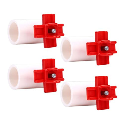 AYNEFY Plastic Chicken Drinker Nipples 10PCS Chicken Waterer Nipple Kits with Tee Fittings Sealing Gaskets and Tape for Automatic Poultry Watering System Leakproof Plastic Nipples for