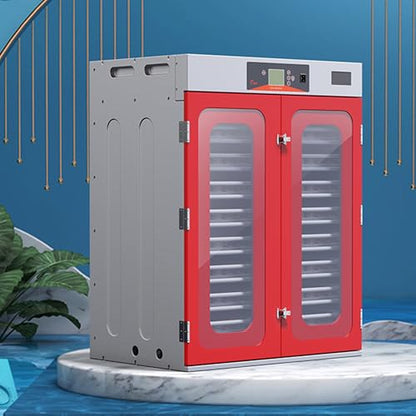 KEIKI 1000-Egg Commercial Cabinet Incubator, Egg Poultry Incubator with Auto Temperature, Humidity, and Egg Turning Control for Chicken, Duck, Goose & Quail Eggs