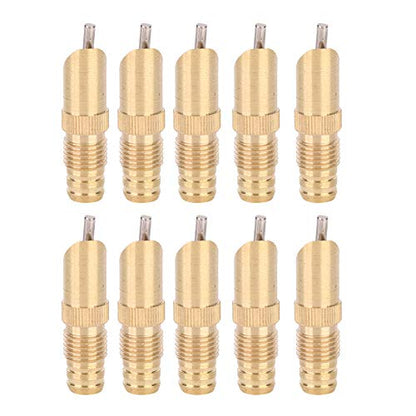10 Pcs Rabbit Water Feeder, Rabbit Nipple Drinker Feeder 360 Degree Water Nipple Drinker Feeders for Animal Drinking Water Tool with Clamping Plate Compatible with 8mm Hose