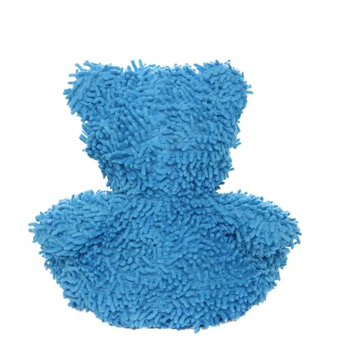 MIGHTY® 2 Pack Microfiber Medium Bear Dog Toys | Ultra Durable Plush Toy with Multiple Layers & Reinforced Seams , Washable and Floats , Mighty® Construction - color: 2PK Blue Bear