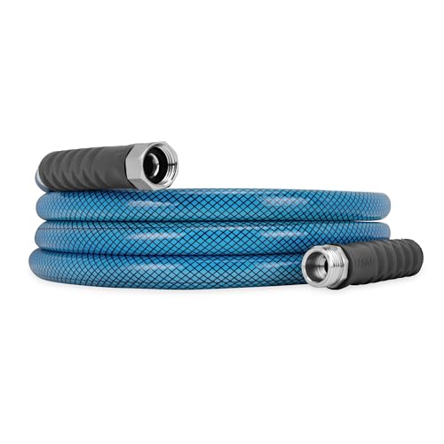 Camco TastePURE 10-Foot Premium Camper/RV Drinking Water Hose - Features a Heavy-Duty No-Kink Design with Strain Relief Ends & 5/8-Inch Inside Diameter - NSF Drinking Water Safe Certified (22823) - size: 10 Feet