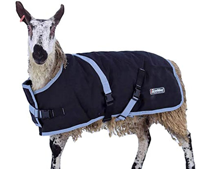 AniMac Super Calf Jacket for Calves, Sheep, Alpaca, Goats and Dogs – Premium Waterproof Livestock Coat – Breathable – Synthetic – Machine Washable - size: Large