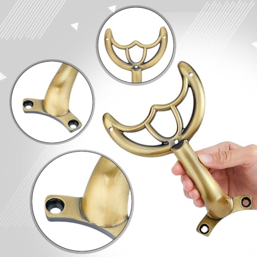 PH PandaHall Ceiling Fan Blade Arms, Metal Ceiling Fan Blade Brackets Alloy Replacement Parts Mounting Bracket Kit Fans Holder for Repairing Easy Installation, Antique Bronze - color: Antique Bronze