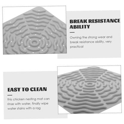 SUPVOX Breathable Nesting Box Liners Chicken Egg Protection Mats Non-Slip Easy to Maintain