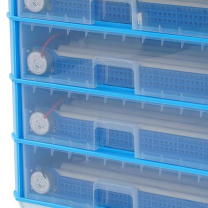240 Eggs Incubator, Intelligent Digital Hatcher Machine with Adjustable Temperature & Humidity, Automatic Egg Rotating Incubator, Dual Fan, for Chicken Duck Goose Quail Eggs - size: 240 Eggs