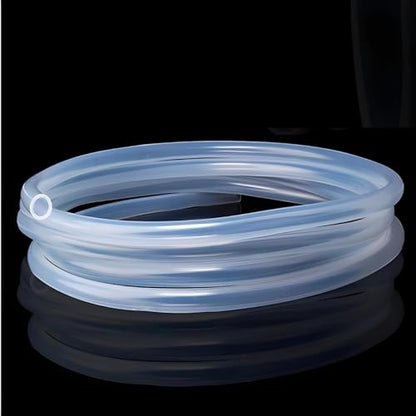 OCS Parts Silicone Tubing | 3/16" ID x 7/16" OD | 25 Feet | Multipurpose Silicone Tubing | High Temperature, Food Grade Silicone Hose Tubing for Brewing, Food, Fluid, and Gas Transfer - size: 3/16" ID x 7/16" OD, style: 25 Feet