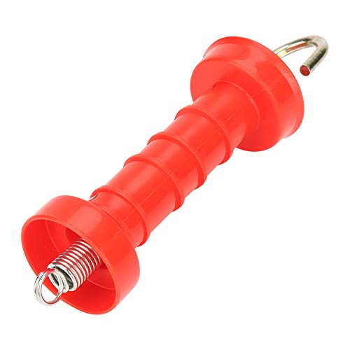 KIMISS 10pcs Insulated Spring Gate Handles with 10 Pcs Insulators for Electric Fence 10pcs Insulated Spring, KIMISStq71gi2af0